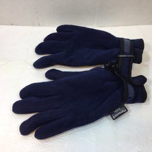 Thinsulate Insulation 40 Grams Blue Fleece Winter Gloves
